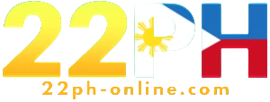 22PH online casino brand logo for games platform login register and mobile application access